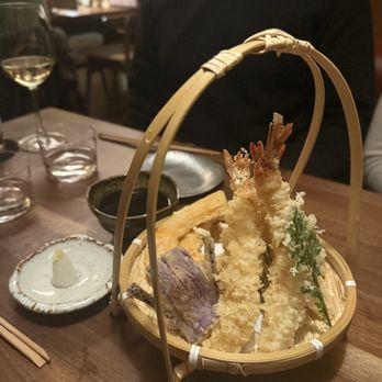 Minoru - Tempura in a beautiful display - Japanese Near Me - Montclair, New Jersey