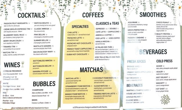 Menu photo 2 Cafe Bastille Weston, FL