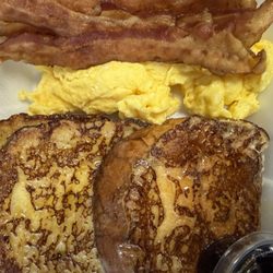 Al's Coney Island - French toast, platter, two eggs, choice of meat