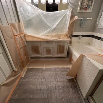 Angel's Protouch Painting - Mom in law cabinet prep - Painters Near Me