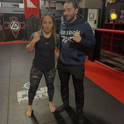 Denny running MMA class at CSA