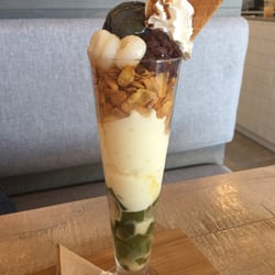 Sonder Dessert - Black sesame parfait