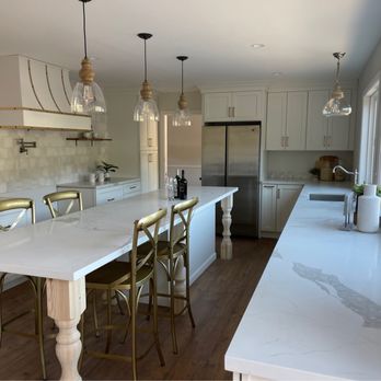 Azteca Stone Works - Kitchen counters and tile backsplash. - Countertop Installation Near Me - Pittsburg, California