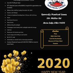 Spevock's Nautical Lanes - New Year's celebration option 1
