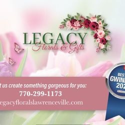 Legacy Florals & Gifts - Selected Best Florist in Gwinnett for 2022!