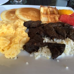 From the breakfast buffet