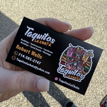 Taquitos La Chata - Loyalty card - Food Trucks Near Me - Santa Ana, California Taquitos La Chata - Loyalty card - Food Trucks Near Me - Santa Ana, California
