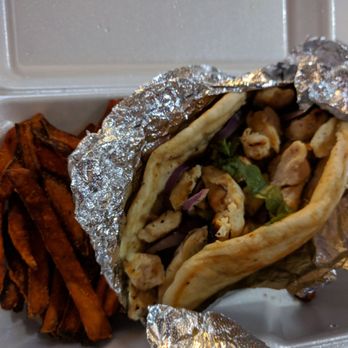 Satyr Grill - Does that look like lamb and onion rings? - American Near Me - Ridgewood, New York