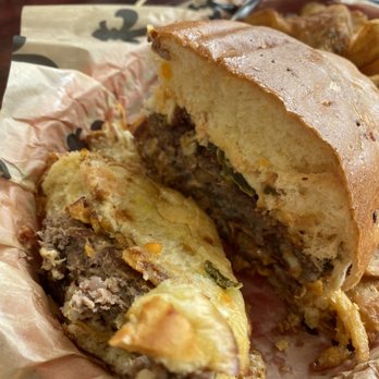 Mandez's Seafood Bar & Grill - Ragin Cajun burger - Seafood Near Me - Lafayette, Louisiana Mandez's Seafood Bar & Grill - Ragin Cajun burger - Seafood Near Me - Lafayette, Louisiana