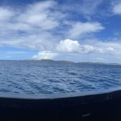Red Hook - Cruz Bay Ferry - View from the car window :)
