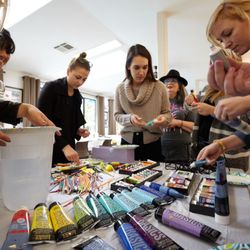 Debbie's Classes and Events - Uncork The Wine and Tune In To Your Inner Artist facilitated by Debbie at Glen Ivy Hot Springs in Corona CA