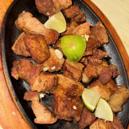 Pork belly appetizer