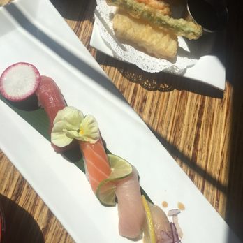 Blue Fish - Chef's Selection Sashimi + Assorted Tempura - Sushi Bars Near Me - Montrose, California Blue Fish - Chef's Selection Sashimi + Assorted Tempura - Sushi Bars Near Me - Montrose, California