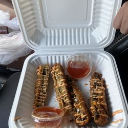 Taste the Asian - CHICKEN SOUTHWEST EGG ROLL (1) BOUDIN EGG ROLL (1)