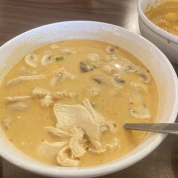 Nou Thai Restaurant - This is their Tom Yum, looks nothing and tastes nothing like Tom Yum.. - Thai Near Me - Olympia, Washington Nou Thai Restaurant - This is their Tom Yum, looks nothing and tastes nothing like Tom Yum.. - Thai Near Me - Olympia, Washington