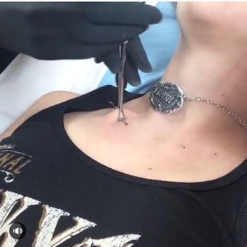 Tattoo Image - Stacie piercing my chest - Tattoo Near Me - Hesperia, California Tattoo Image - Stacie piercing my chest - Tattoo Near Me - Hesperia, California