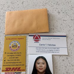 ACE One Stop Mail Plus - passport picture and business card
