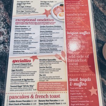 American Star Diner - Breakfast menu (1/1/18) - Diners Near Me - North Wales, Pennsylvania