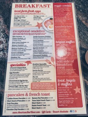 Menu photo 5 American Star Diner North Wales, PA