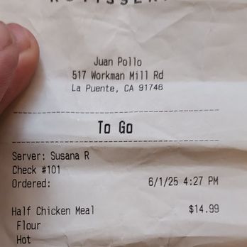 Juan Pollo - Mexican Near Me - La Puente, California