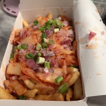 Mad For Chicken Plainview - Kimchi Fries - Coffee & Tea Near Me - Plainview, New York