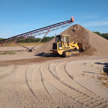 Two Rivers Sand & Gravel - a bulldozer moving sand - General Contractors Near Me - Waterloo, Nebraska Two Rivers Sand & Gravel - a bulldozer moving sand - General Contractors Near Me - Waterloo, Nebraska