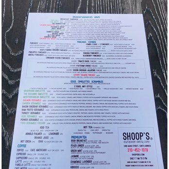 Shoop's - Menu. - Delis Near Me - Santa Monica, California Shoop's - Menu. - Delis Near Me - Santa Monica, California