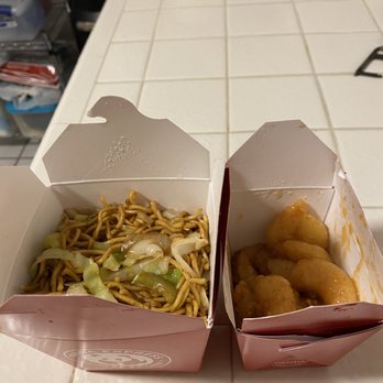 Panda Express - Chow Mein and Honey Walnut Shrimp - Chinese Near Me - Cerritos, California Panda Express - Chow Mein and Honey Walnut Shrimp - Chinese Near Me - Cerritos, California