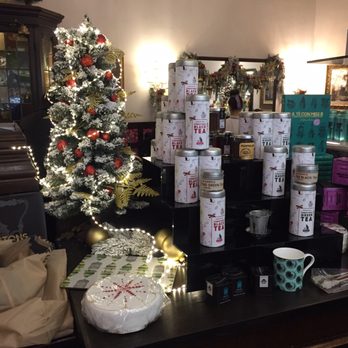 Babingtons - By the exit, more temptation with their holiday blend of black and green teas in gift canisters as well as tea paraphernalia - Tea Rooms Near Me - Rome, RM Babingtons - By the exit, more temptation with their holiday blend of black and green teas in gift canisters as well as tea paraphernalia - Tea Rooms Near Me - Rome, RM