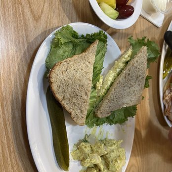 Cecils - Egg salad sandwich with potato salad and fruit - Delis Near Me - Saint Paul, Minnesota Cecils - Egg salad sandwich with potato salad and fruit - Delis Near Me - Saint Paul, Minnesota