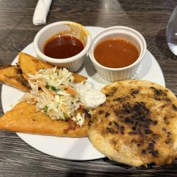 Sangria's Mexican Restaurant & Tequila Bar - Tacos De Birria pupusa mixta