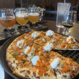 Buffalo Chicken Dip Pizza Buffalo Chicken Dip Pizza