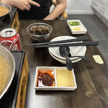 Solo Hot Pot - Chili oil and sesame oil Garlic and green onions - Asian Fusion Near Me - Diamond Bar, California Solo Hot Pot - Chili oil and sesame oil Garlic and green onions - Asian Fusion Near Me - Diamond Bar, California