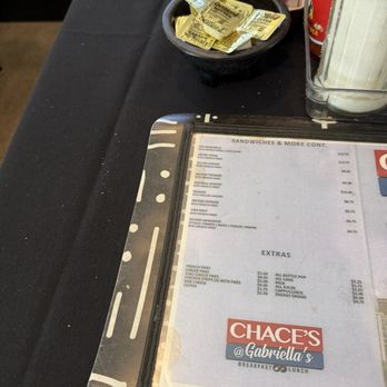 Chace's Cafe' - Tablecloth had a few crumbs - Breakfast & Brunch Near Me - Pittsburgh, Pennsylvania