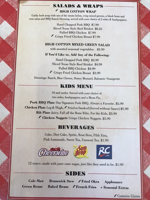 Menu photo 5 High Cotton BBQ Kitty Hawk, NC Menu photo 5 High Cotton BBQ Kitty Hawk, NC