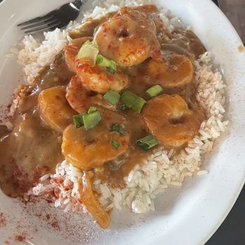 Cassandra's on the River - Smothered Shrimp - Seafood Near Me - Shreveport, Louisiana