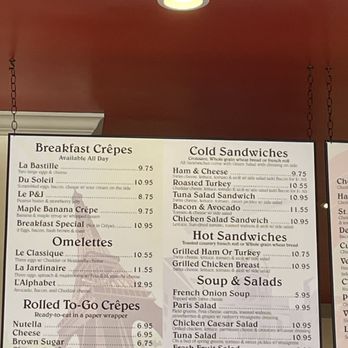 Crepes de Paris - 2023 menu - Creperies Near Me - Jurupa Valley, California