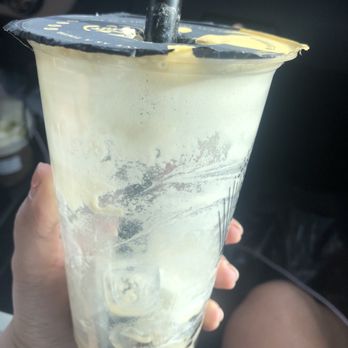 Tiger Sugar - Hard to see but the drink is still about half ice and boba. And this was my fiancé's drink and she drinks much slower than me - Coffee & Tea Near Me - Las Vegas, Nevada Tiger Sugar - Hard to see but the drink is still about half ice and boba. And this was my fiancé's drink and she drinks much slower than me - Coffee & Tea Near Me - Las Vegas, Nevada