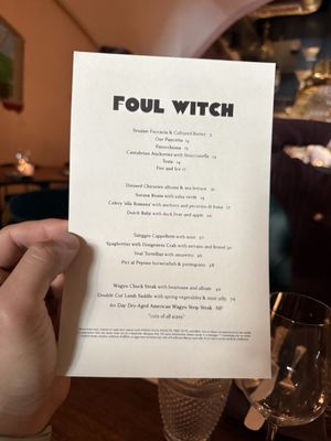 Menu photo 5 Foul Witch New York, NY Menu photo 5 Foul Witch New York, NY