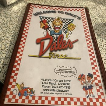 Dale's Diner - Dale's menu - Diners Near Me - Long Beach, California