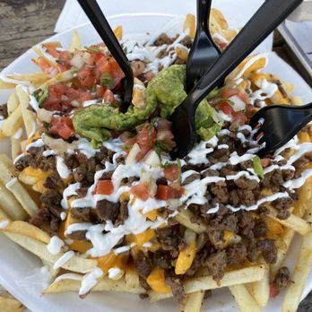 Nitty’s Cider - Carne asada fries - Cideries Near Me - Sacramento, California