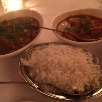 Namaste India - Curry goat and curry salmon amazingly good! - Indian Near Me - Edgewater, New Jersey