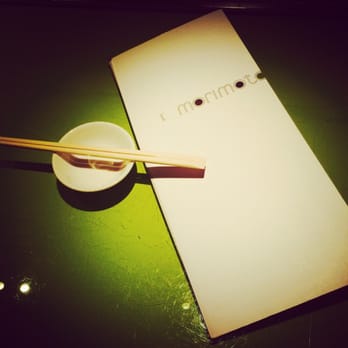Morimoto - The sushi counter is an awesome green, and the menu is classy! - Japanese Near Me - Philadelphia, Pennsylvania