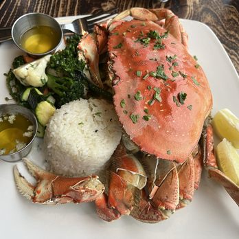 The Fish Hopper - Dungeness Crab Plate - Seafood Near Me - Monterey, California The Fish Hopper - Dungeness Crab Plate - Seafood Near Me - Monterey, California