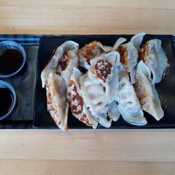Song's Dumplings Cafe - Dumplings.  Half basil chicken and half pork & shrimp. - Dim Sum Near Me - Forest Hills, New York