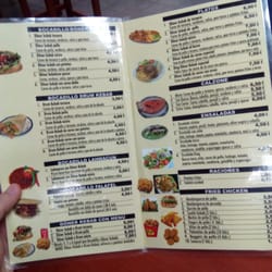 King Doner Kebab - Carta del local