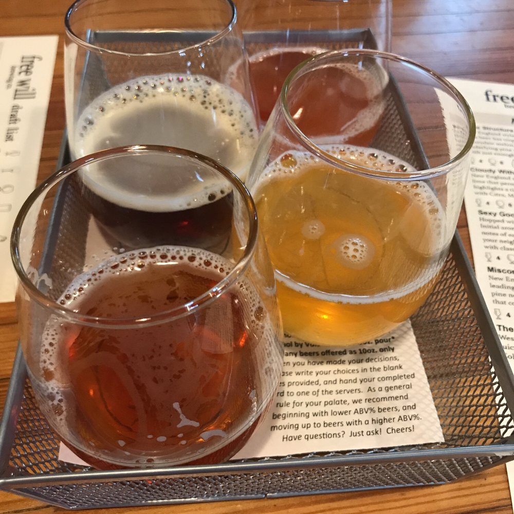 Free Will Brewing - 10 dollar flight. - Breweries Near Me - Perkasie, Pennsylvania