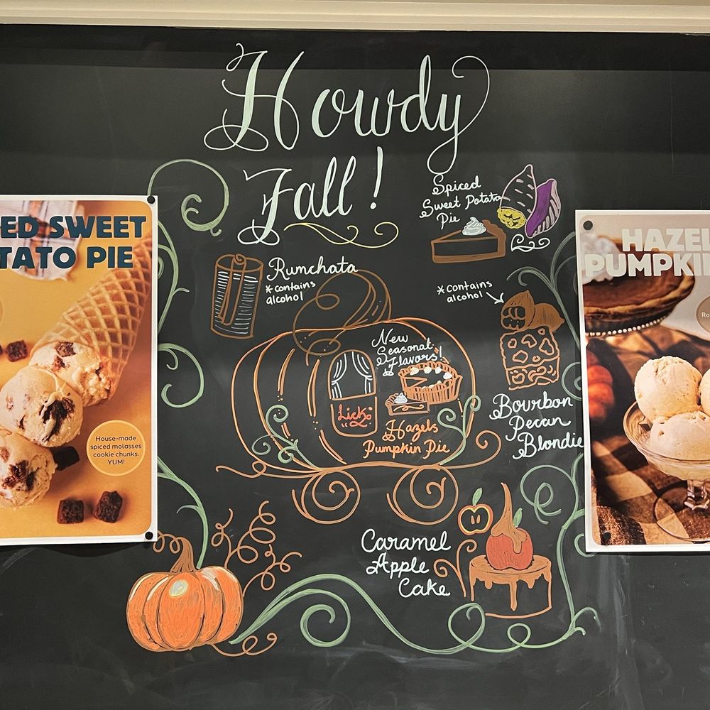 Lick Honest Ice Creams - fall seasonal flavors menu - Ice Cream & Frozen Yogurt Near Me - Austin, Texas