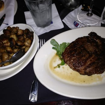 Morton's The Steakhouse - Rib eye and mushrooms - Steakhouses Near Me - Burbank, California Morton's The Steakhouse - Rib eye and mushrooms - Steakhouses Near Me - Burbank, California