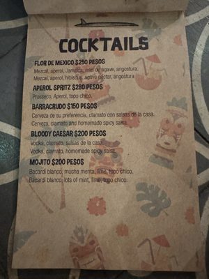 Menu photo 5 Barracuda Cantina El Pescadero, BCS